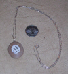 Spalded Apple Deer Track Pendant